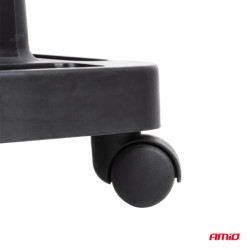 Dílenská stolička na kolečkách s úložným prostorem na nářadí 150 kg AMiO-04269