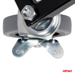 Dílenská stolička na kolečkách s úložným prostorem na nářadí 150kg AMiO-04268