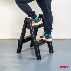 Dílenský žebřík - taburetka 51,5cm 150kg AMiO-04267