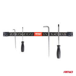 Magnetické držáky na nářadí 1x20cm 1x30,5cm 1x46cm sada AMiO-04263
