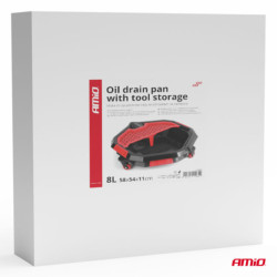 Vypouštěcí nádoba na olej s úložným prostorem na nářadí AMiO-04264