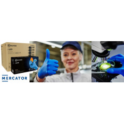 Nitrilové rukavice GoGrip modré velikost XL, 50 ks