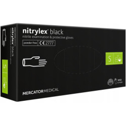 Nitrilové rukavice Nitrylex Basic velikost S, 100 ks