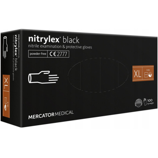 Nitrilové rukavice Nitrylex Basic velikost XL, 100 ks