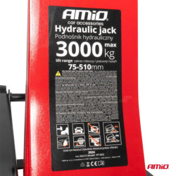 Hydraulický nízkoprofilový zvedák 3T CE 75/510mm AMiO-04215