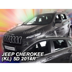 Deflektory JEEP Cherokee (KL) 5D (+zadní) (od 2013)
