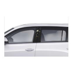 Samolepka na boční B sloupky auta - Lebka