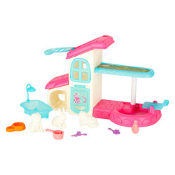 Pet hotel spa domeček pro psa, kočku a jiná zvířátka – příslušenství, 26 kusů