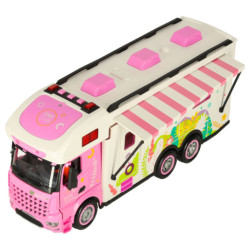 Diaľkovo ovládaný karavan diaľkovo ovládaný karavan auto 2,4 GHz zvuky svetlá príslušenstvo, ružová