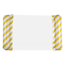 Nafukovací plážová matrace houpací síť vodní lehátko křeslo bazén, žlutá