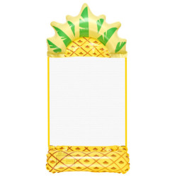 Nafukovací plážová matrace houpací síť vodní lehátko křeslo bazén, ananas