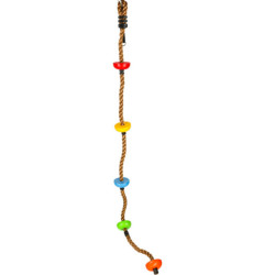 Horolezecké lano s uzlami 200cm