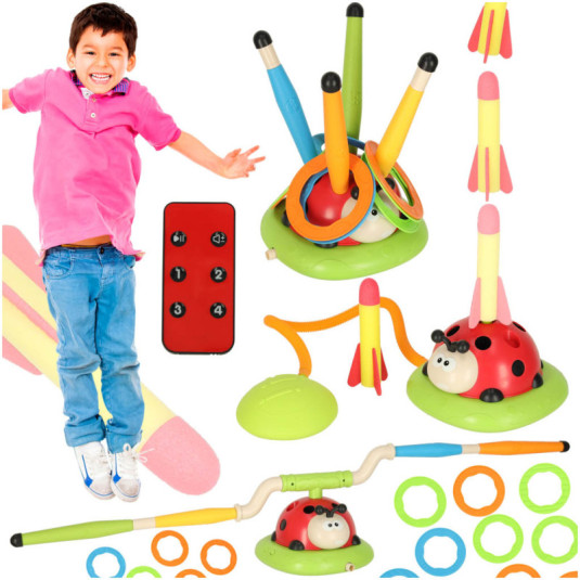 Sportovní hra pro děti skákání přes švihadlo 3v1