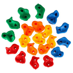 Lezecké kameny pro děti 20 ks + skrutky