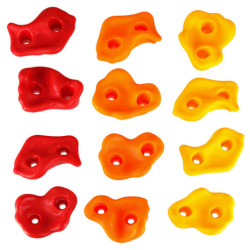 Lezecké kameny pro děti 20 ks + skrutky