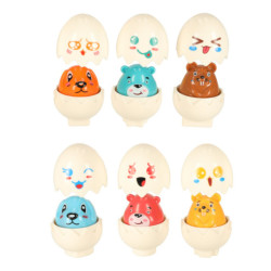 TŘÍDÍCÍ HRA TVARŮ – VZDĚLÁVACÍ VAJÍČKA, ROZPOZNÁVÁNÍ BAREV A TVARŮ 6 ks