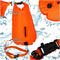 Plavecká bója záchranná bója suchá vrecková píšťalka 28l