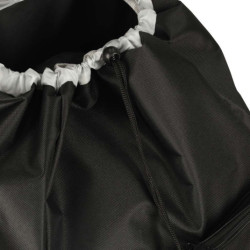 Nákupná taška na kolieskach s rámom 95 cm čierna