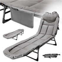 LUARO cestovní postel skládací kempinkové lůžko kapr business přenosné světlo 190x63x30cm