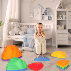 Senzorická dráha riečne kamene, 11 prvkov- farebné