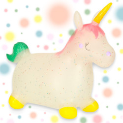 Dětský skákací koník - Jednorožec