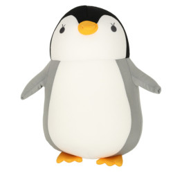 Cestovní polštářek 2v1 na krk do auta, letadla, Tučňák maskot