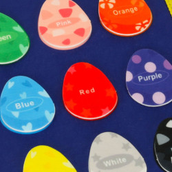 Smyslová manipulační deska montessori batoh, modrá