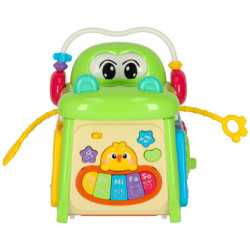 Vzdělávací třídicí kostka s klavírním krokodýlem 4v1