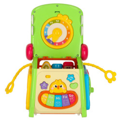 Vzdělávací třídicí kostka s klavírním krokodýlem 4v1