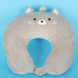 Cestovní polštářek 2v1 na krk pro letadlo, auto, maskot Kočka