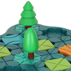 Puzzle desková hra bludiště překážková dráha 56 el.