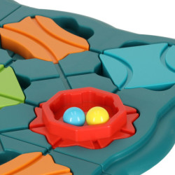 Puzzle desková hra bludiště překážková dráha 28 el.