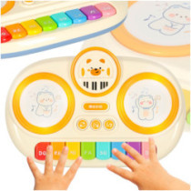 Dětské interaktivní varhany piano vzdělávací, béžové