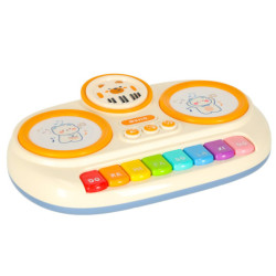 Dětské interaktivní varhany piano vzdělávací, béžové