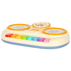 Dětské interaktivní varhany piano vzdělávací, béžové