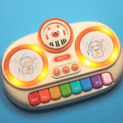 Dětské interaktivní varhany piano vzdělávací, béžové