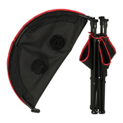 Cestovní skládací stolek s kryte,  černý