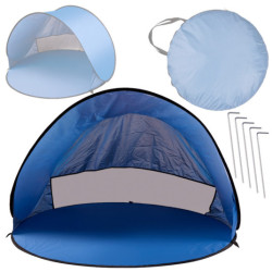 Plážový stan velký samoskládací automatický plážový paraván XL 146x146cm + kryt