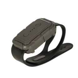 RC obojživelné vodotěsné auto ovládané gesty rukou + 2 dálkové ovladače modré barvy