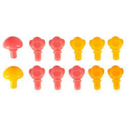 Smyslově vzdělávací montessori zelený ježek