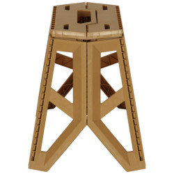 Skládací stolička Turistická židle černá Přenosná kempingová židle 39,5 cm- khaki