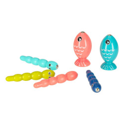 Senzorická hračka pro miminka 8v1 Bibi-inn, modrá