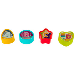 Vzdělávací kostka interaktivní piano 6v1 Bibi-inn, modrá