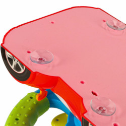 Interaktivní dětský volant s projektorem – červený