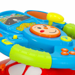 Interaktivní dětský volant s projektorem – červený