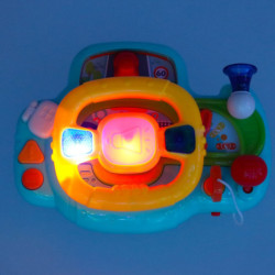 Dětský interaktivní volant, modrý