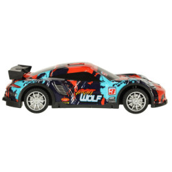 RC sportovní auto modré a červené