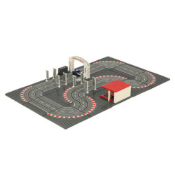 Závodní dráha pro policejní auta 64x38,5cm