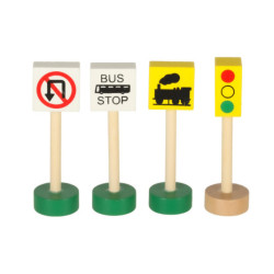 Dřevěná vlaková lokomotiva město 69el