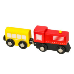 Dřevěná vlaková lokomotiva město 50 el